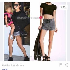 One teaspoon 24 phantome superfreaks denim shorts